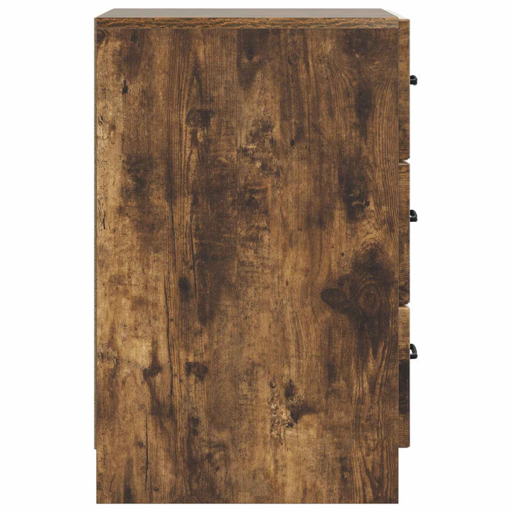 Natskab Røget eg 43 x 41 x 63,5 cm Konstrueret træ