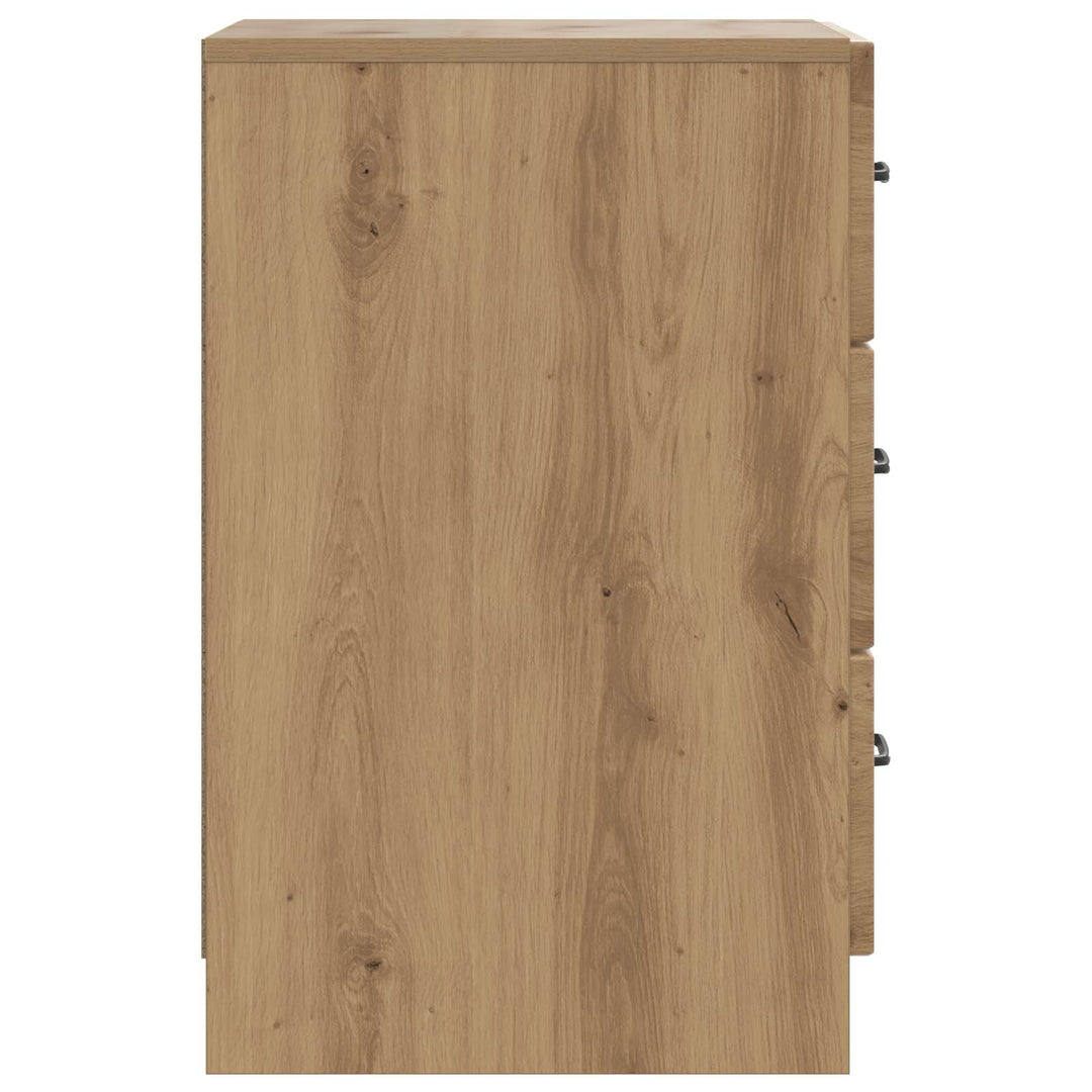 Natskab med skuffe Artisan-eg 43 x 41 x 63,5 cm Konstrueret træ