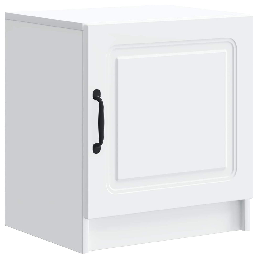 Natskab 2 pcs Hvid 43 x 34,5 x 47 cm Konstrueret træ