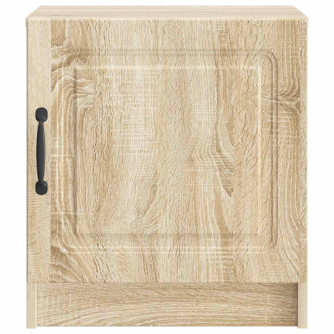 Natskab 2 pcs Sonoma-eg 43 x 34,5 x 47 cm Konstrueret træ