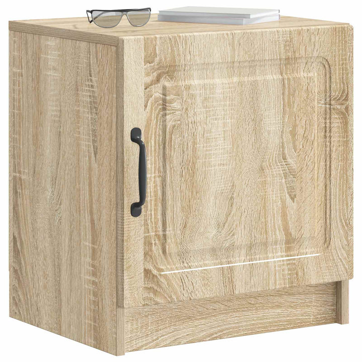 Natskab 2 pcs Sonoma-eg 43 x 34,5 x 47 cm Konstrueret træ