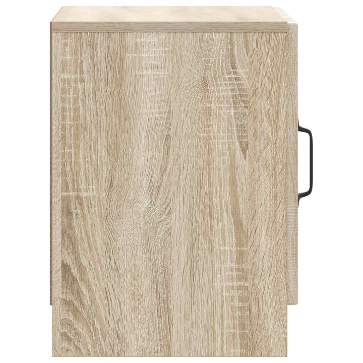 Natskab 2 pcs Sonoma-eg 43 x 34,5 x 47 cm Konstrueret træ