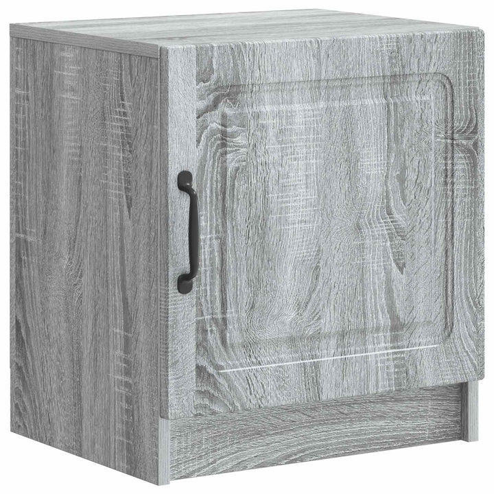 Natskab 2 pcs Grå sonoma-eg 43 x 34,5 x 47 cm Konstrueret træ