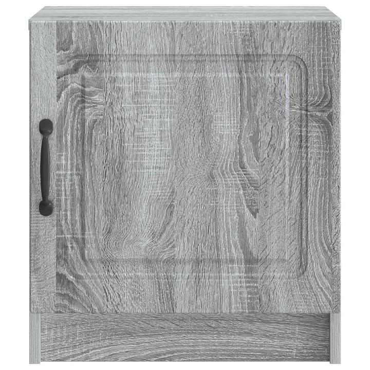 Natskab 2 pcs Grå sonoma-eg 43 x 34,5 x 47 cm Konstrueret træ