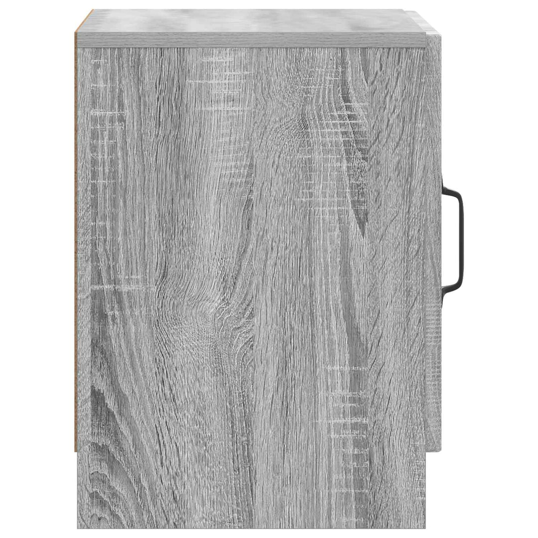 Natskab 2 pcs Grå sonoma-eg 43 x 34,5 x 47 cm Konstrueret træ