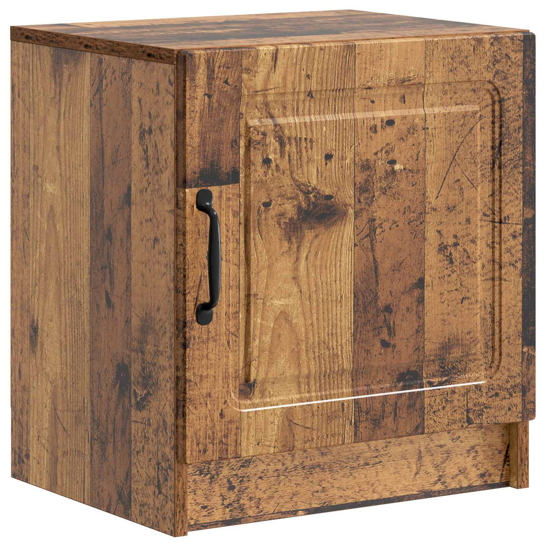 Natskab 2 pcs Gammelt træ 43 x 34,5 x 47 cm Konstrueret træ