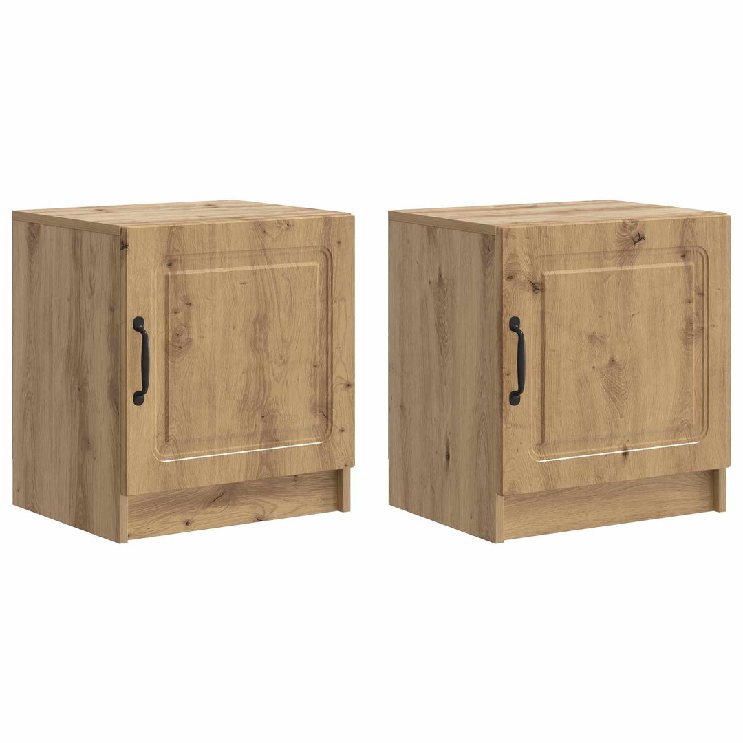Natskab 2 stk. Artisan-eg 43 x 34,5 x 47 cm Konstrueret træ
