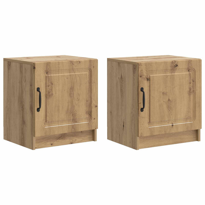 Natskab 2 pcs Artisan-eg 43 x 34,5 x 47 cm Konstrueret træ