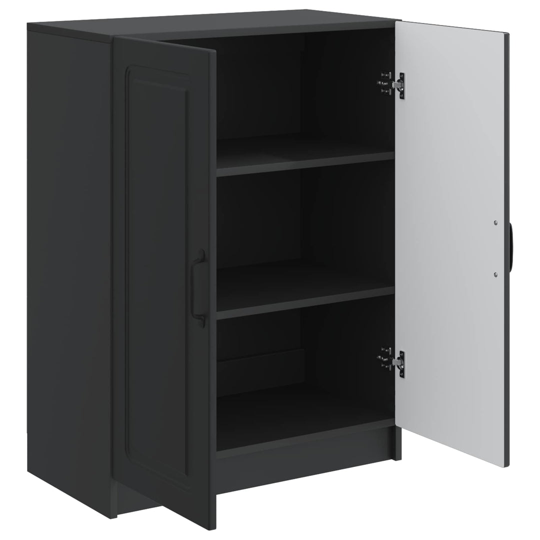 Sideboard Sort 66 x 34,5 x 87 cm Konstrueret træ