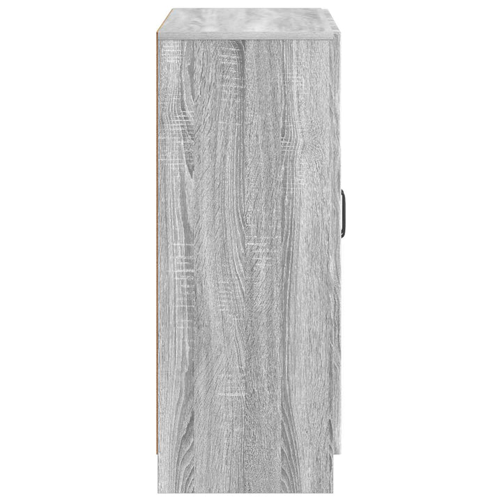 Sideboard Grå sonoma-eg 66 x 34,5 x 87 cm Konstrueret træ