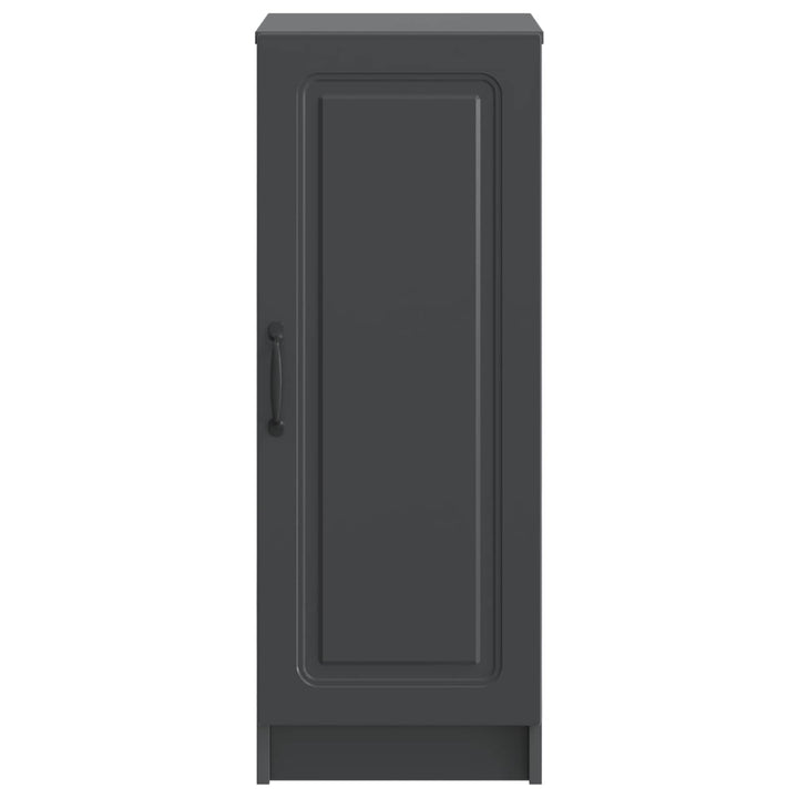 Sideboard Sort 33 x 34,5 x 87 cm Konstrueret træ