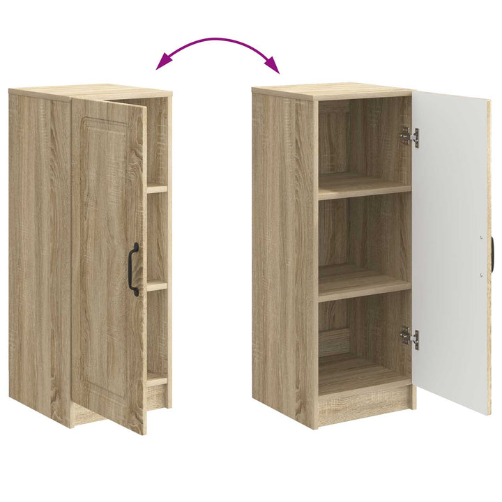 Sideboard Sonoma-eg 33 x 34,5 x 87 cm Konstrueret træ