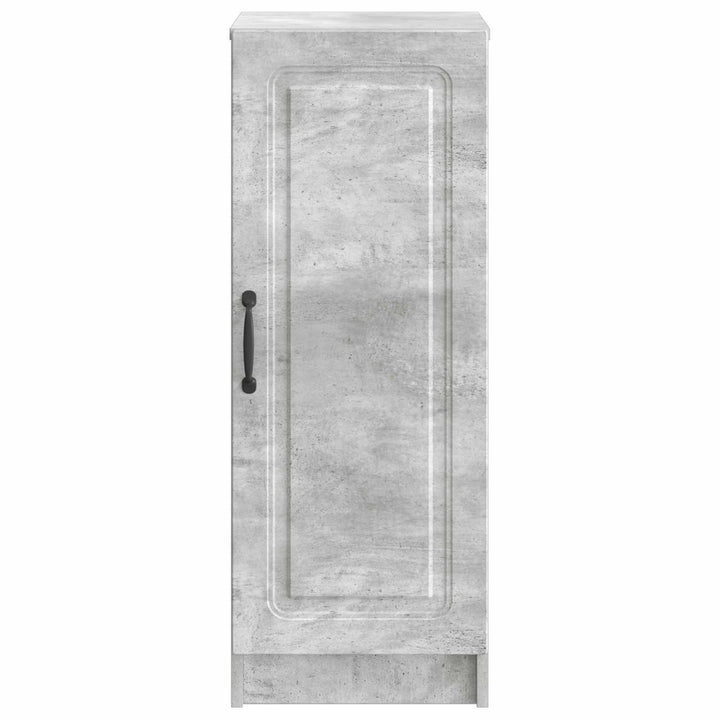 Sideboard Betongrå 33 x 34,5 x 87 cm Konstrueret træ