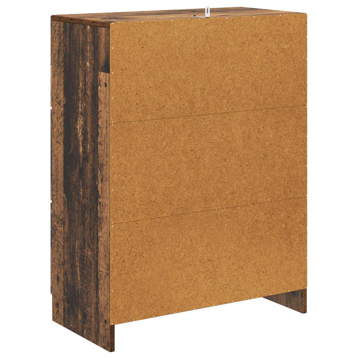 Skuffeskab Gammelt træ 66 x 34,5 x 87 cm Konstrueret træ
