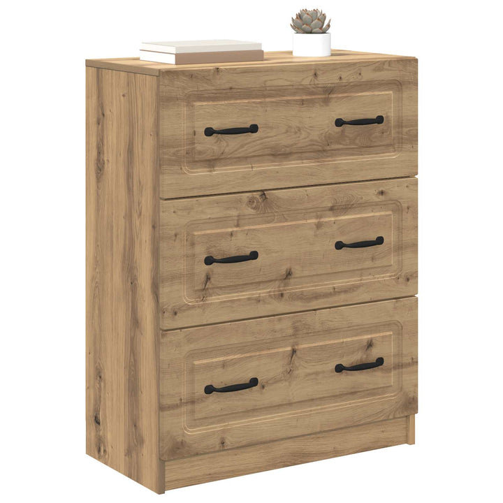 Skuffeskab 66 x 34,5 x 87 cm Konstrueret træ Artisan-eg