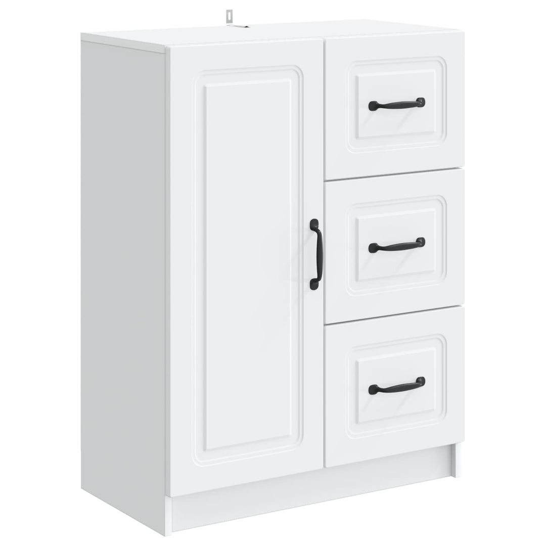 Sideboard Hvid 66 x 34,5 x 87 cm Konstrueret træ