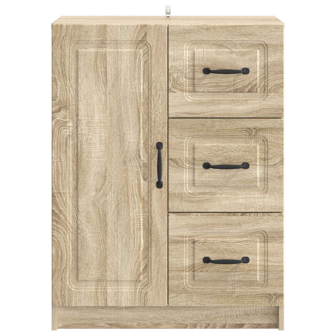 Sideboard Sonoma-eg 66 x 34,5 x 87 cm Konstrueret træ