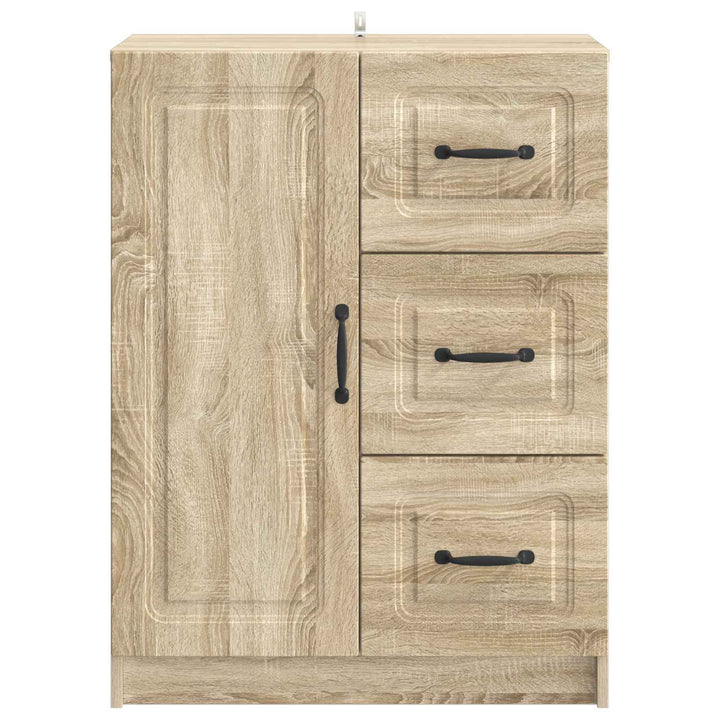 Sideboard Sonoma-eg 66 x 34,5 x 87 cm Konstrueret træ