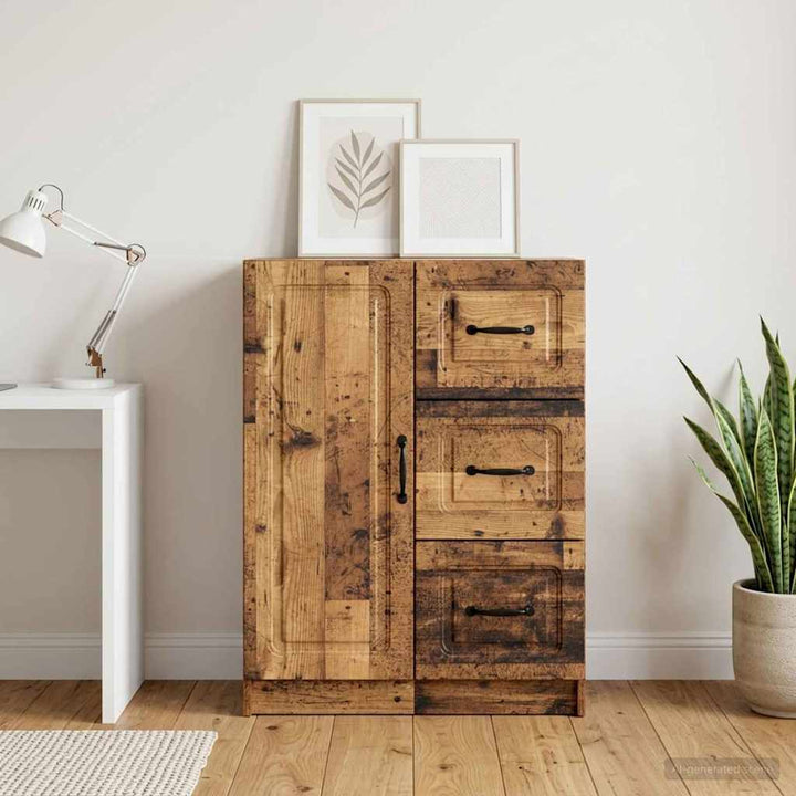 Sideboard Gammelt træ 66 x 34,5 x 87 cm Konstrueret træ