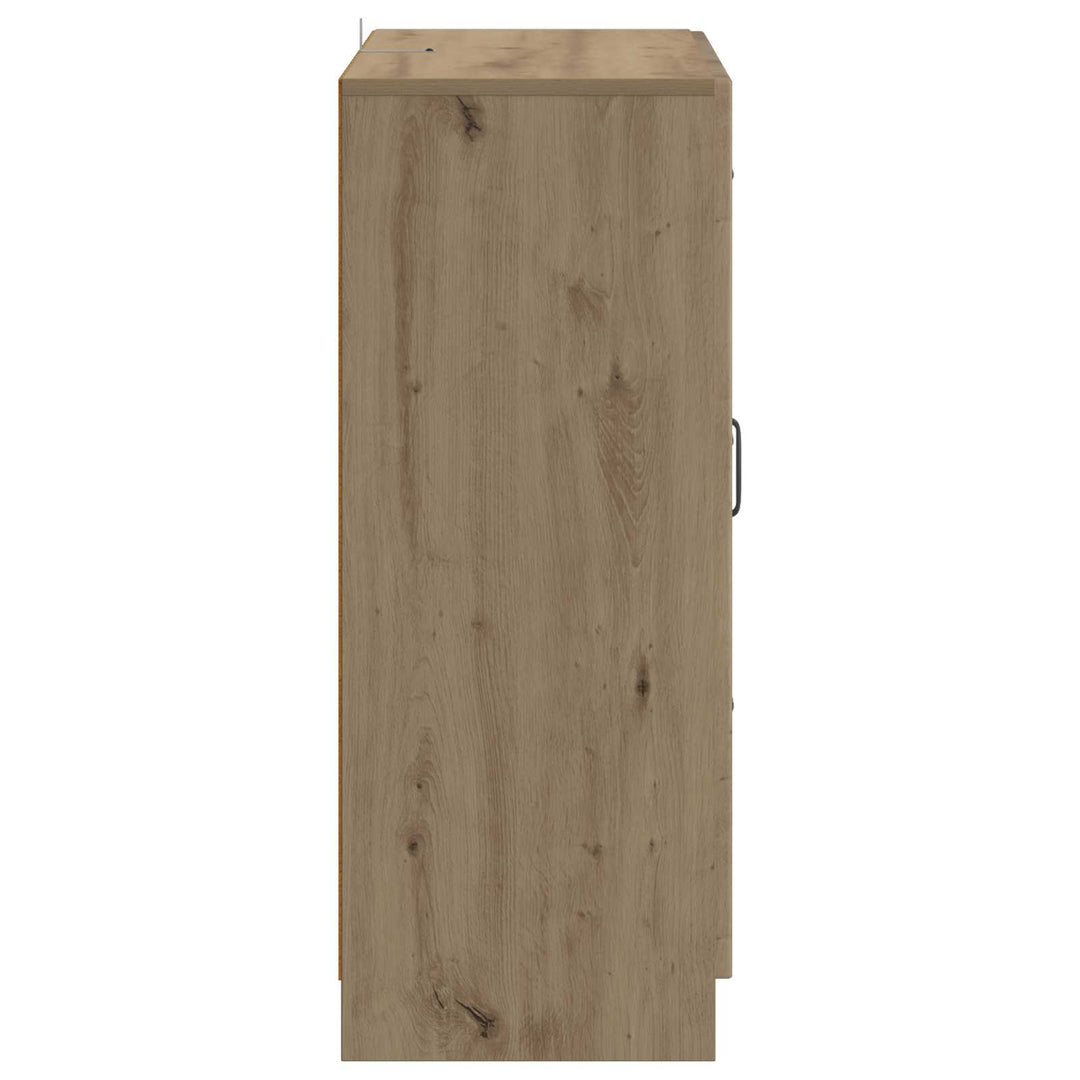 Sideboard Artisan-eg 66 x 34,5 x 87 cm Konstrueret træ