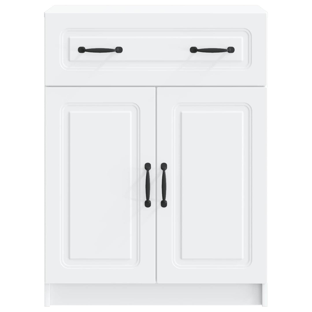 Sideboard Hvid 66 x 34,5 x 87 cm Konstrueret træ