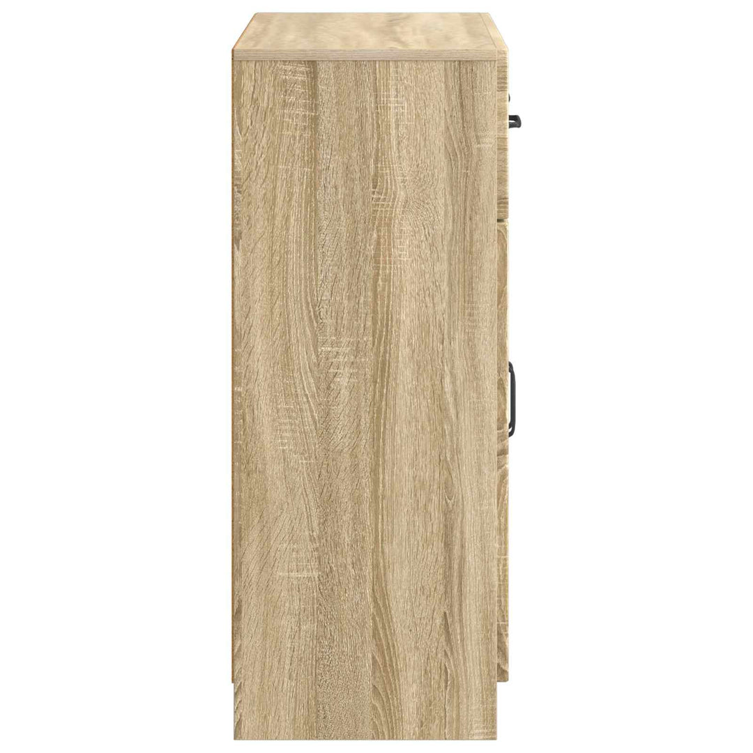Sideboard Sonoma-eg 66 x 34,5 x 87 cm Konstrueret træ