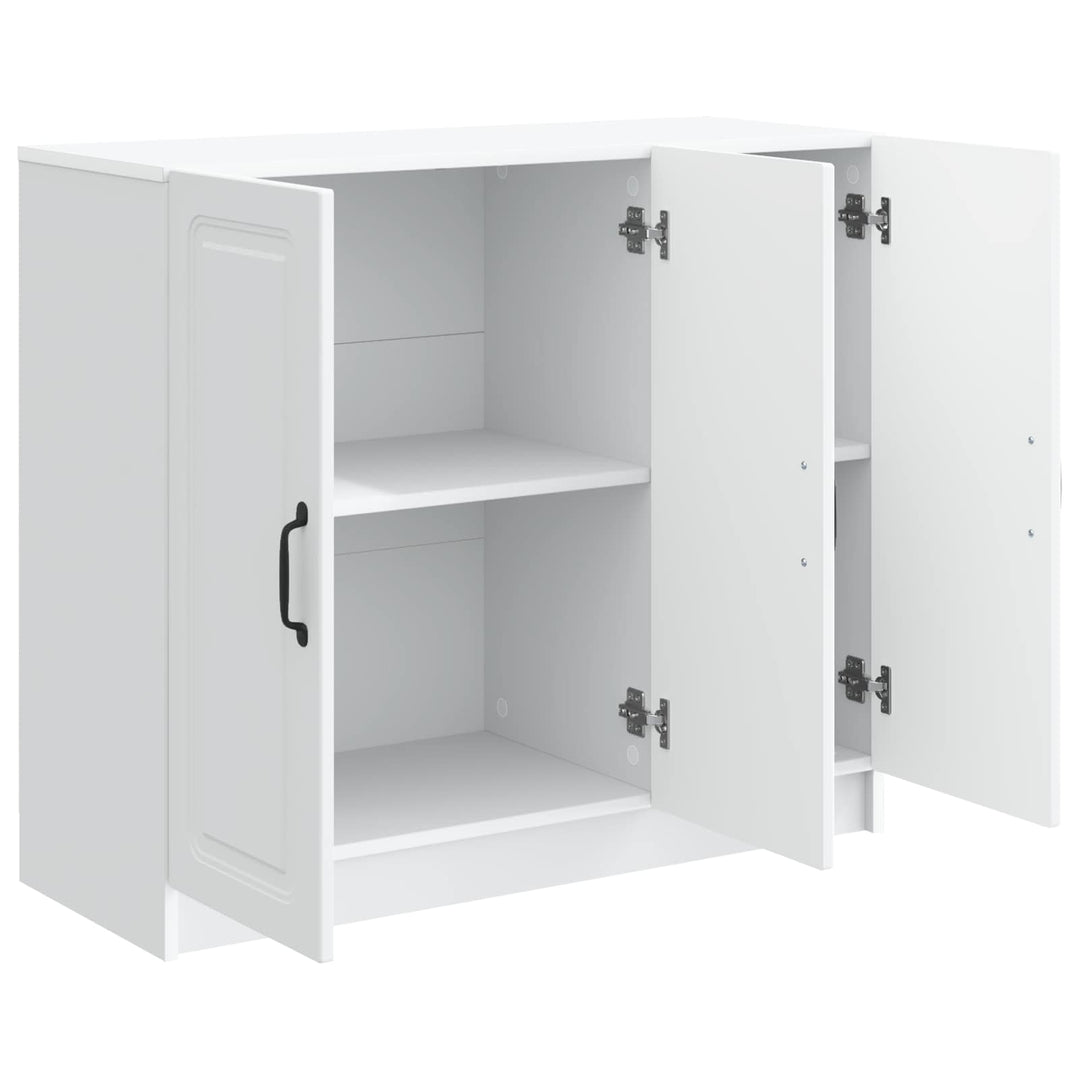 Sideboard Hvid 89 x 34,5 x 77 cm Konstrueret træ