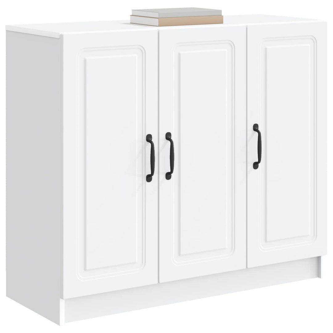 Sideboard Hvid 89 x 34,5 x 77 cm Konstrueret træ