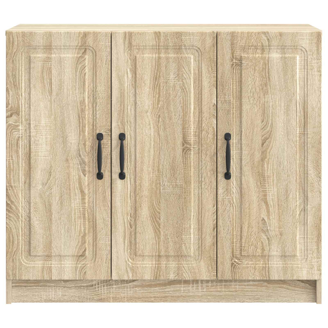 Sideboard Sonoma-eg 89 x 34,5 x 77 cm Konstrueret træ