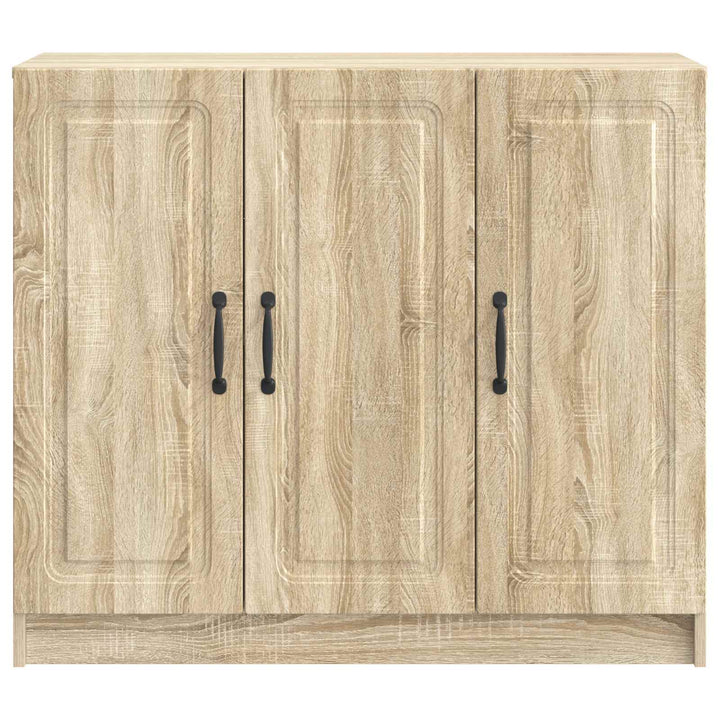Sideboard Sonoma-eg 89 x 34,5 x 77 cm Konstrueret træ