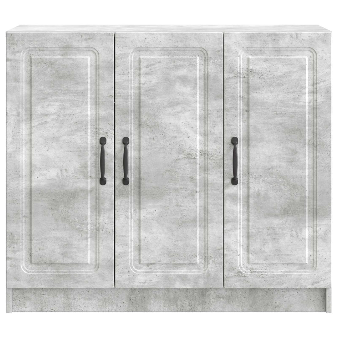 Sideboard Betongrå 89 x 34,5 x 77 cm Konstrueret træ