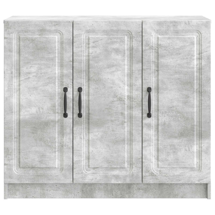Sideboard Betongrå 89 x 34,5 x 77 cm Konstrueret træ