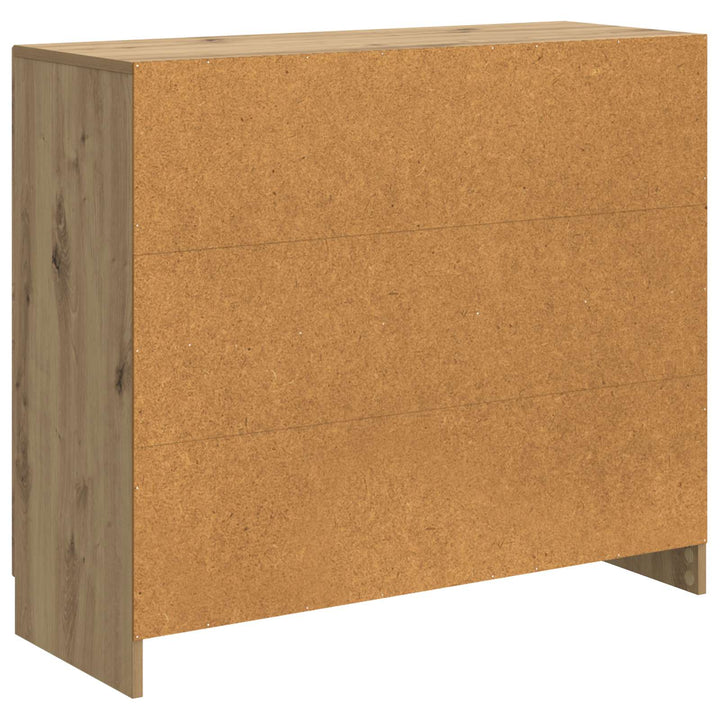 Sideboard Artisan-eg 89 x 34,5 x 77 cm Konstrueret træ