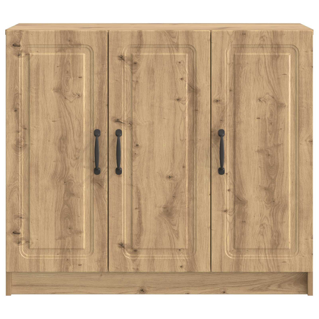 Sideboard Artisan-eg 89 x 34,5 x 77 cm Konstrueret træ
