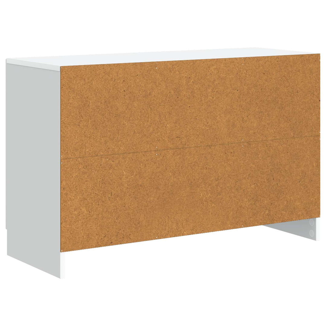 Sideboard med skuffe Hvid 89 x 34,5 x 57 cm Konstrueret træ