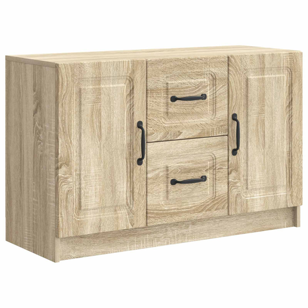 Sideboard Sonoma-eg 89 x 34,5 x 57 cm Konstrueret træ