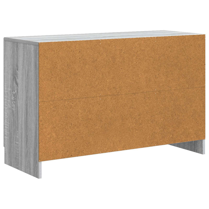 Sideboard Grå sonoma-eg 89 x 34,5 x 57 cm Konstrueret træ