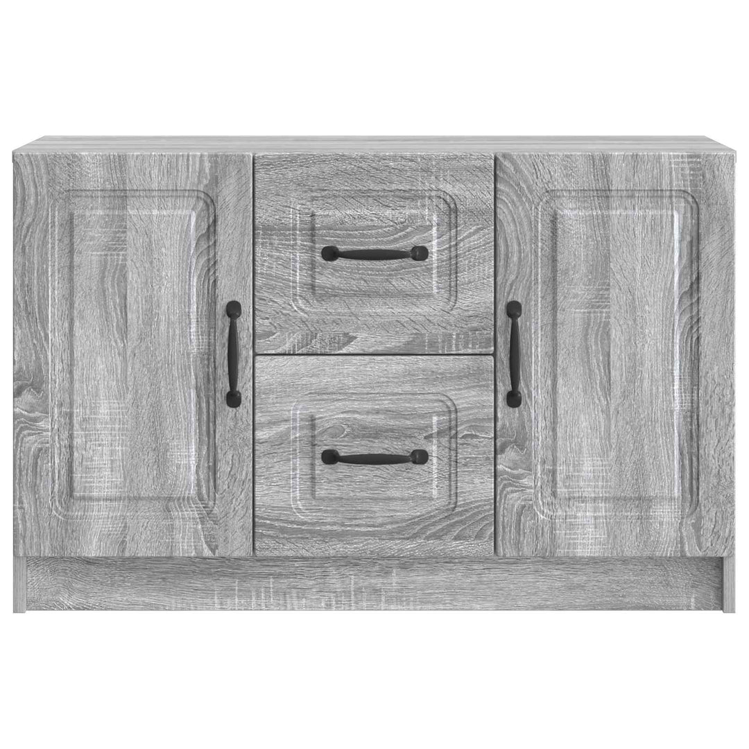 Sideboard Grå sonoma-eg 89 x 34,5 x 57 cm Konstrueret træ