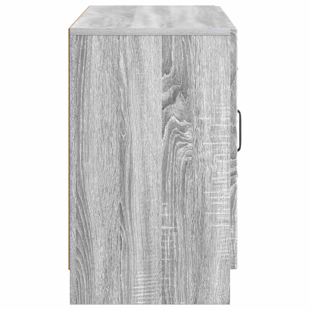 Sideboard Grå sonoma-eg 89 x 34,5 x 57 cm Konstrueret træ