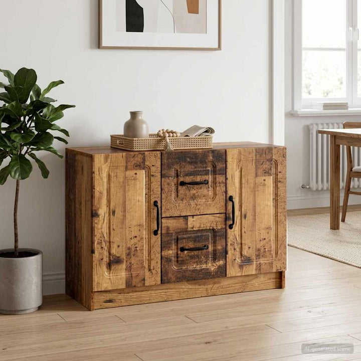 Sideboard Gammelt træ 89 x 34,5 x 57 cm Konstrueret træ