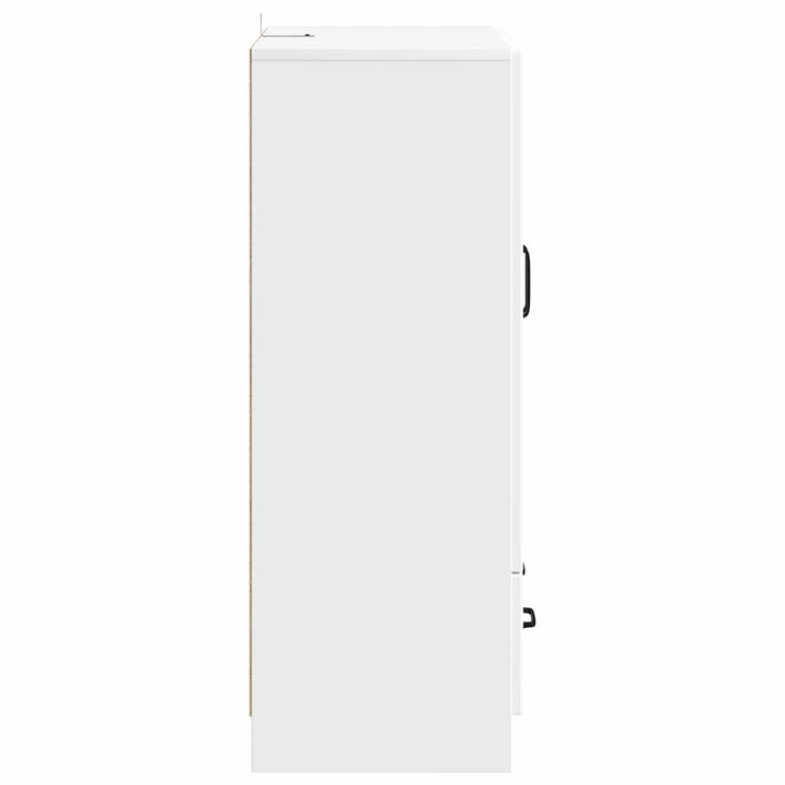 Sideboard Hvid 66 x 34,5 x 92 cm Konstrueret træ