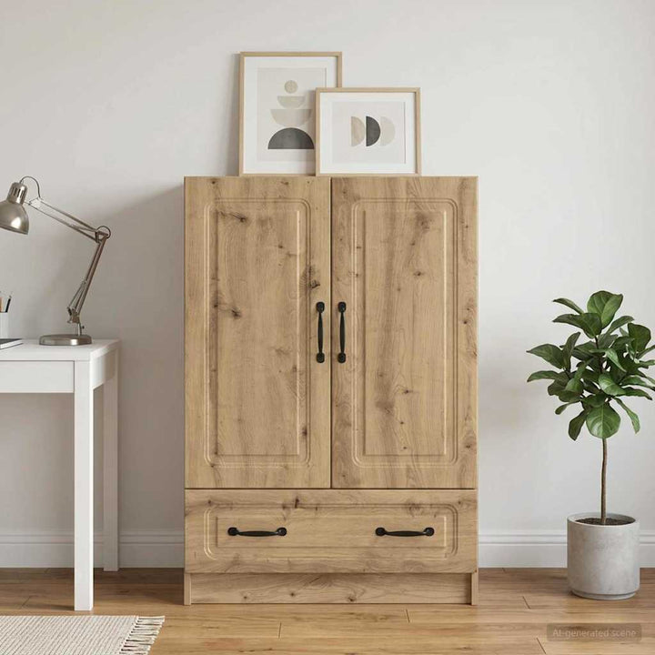 Sideboard Artisan-eg 66 x 34,5 x 92 cm Konstrueret træ