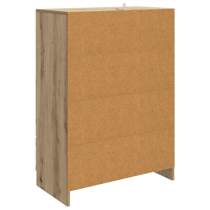 Sideboard Artisan-eg 66 x 34,5 x 92 cm Konstrueret træ