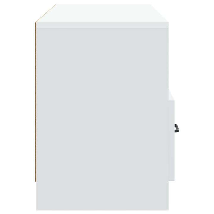 TV-skab med skuffe Hvid 102 x 34,5 x 47 cm Konstrueret træ