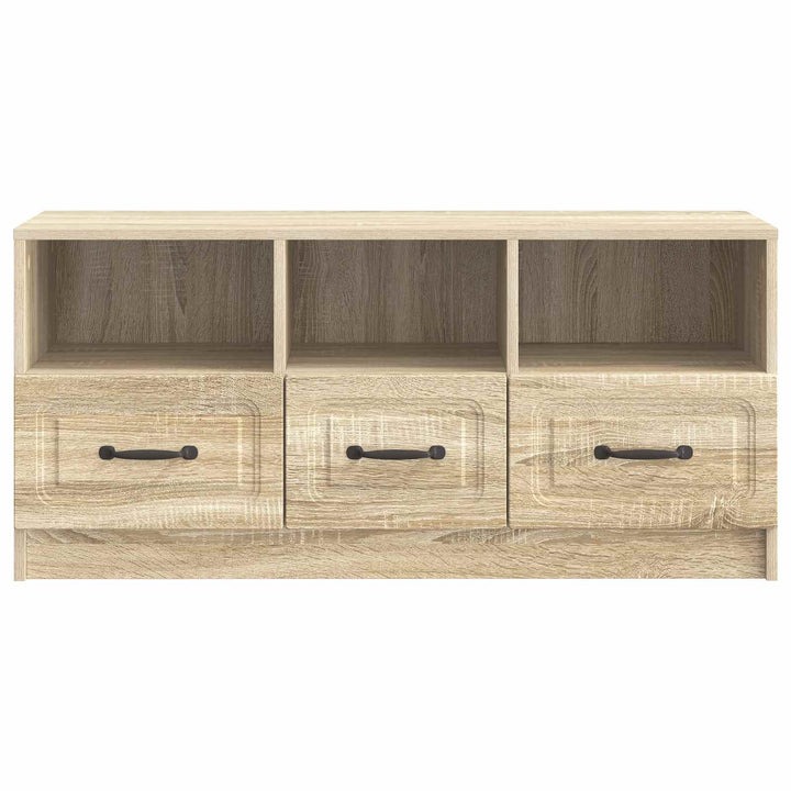 TV-skab med skuffe Sonoma-eg 102 x 34,5 x 47 cm Konstrueret træ