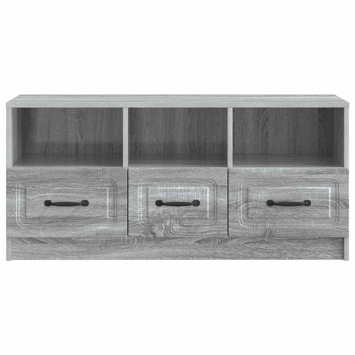 TV-skab Grå sonoma-eg 102 x 34,5 x 47 cm Konstrueret træ