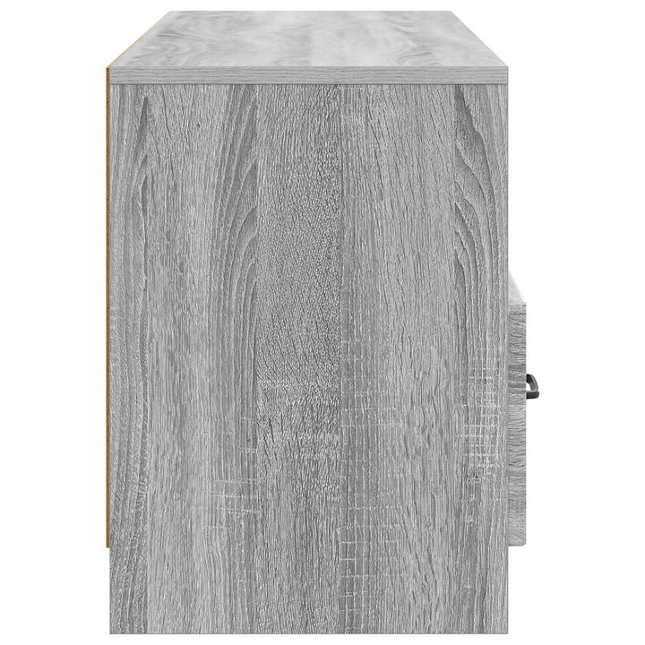 TV-skab Grå sonoma-eg 102 x 34,5 x 47 cm Konstrueret træ