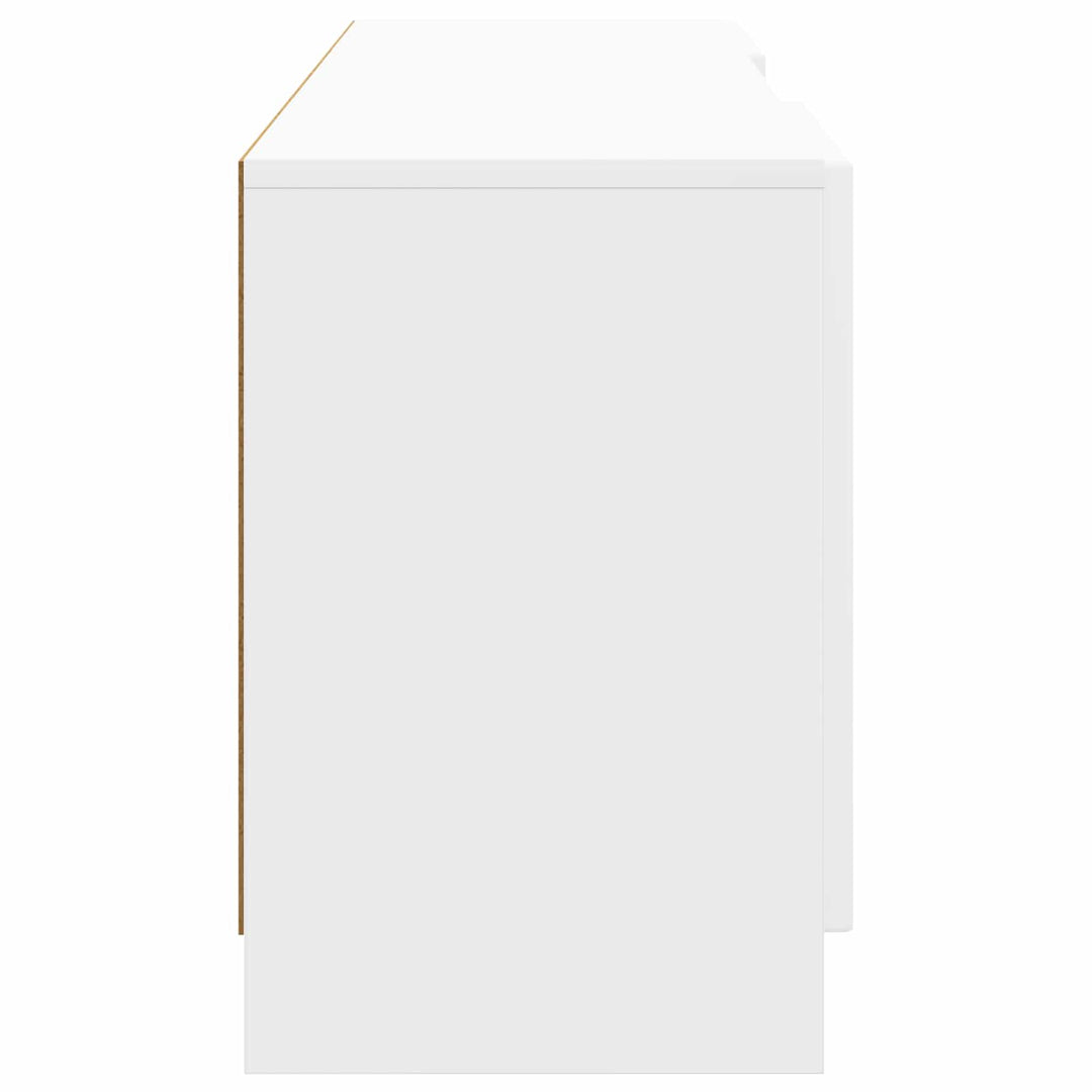 TV-skab Hvid højglans 150 x 31 x 47 cm Konstrueret træ