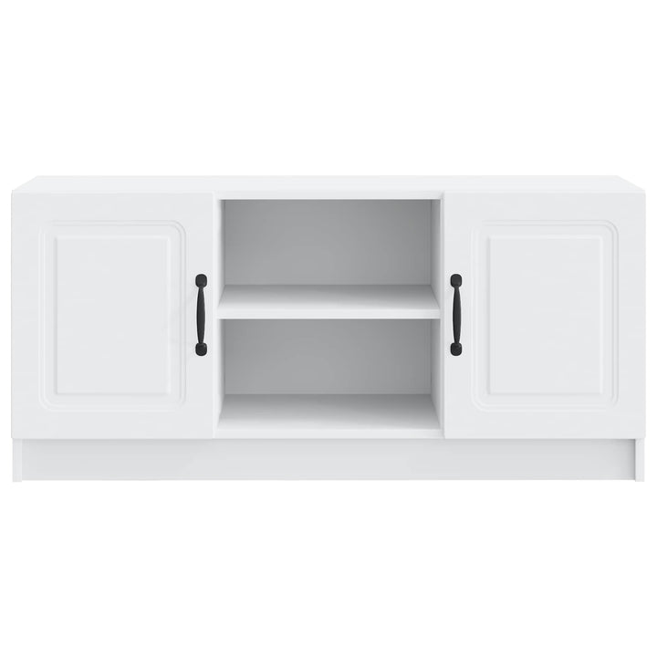 TV-skab Hvid 102 x 34,5 x 47 cm Konstrueret træ