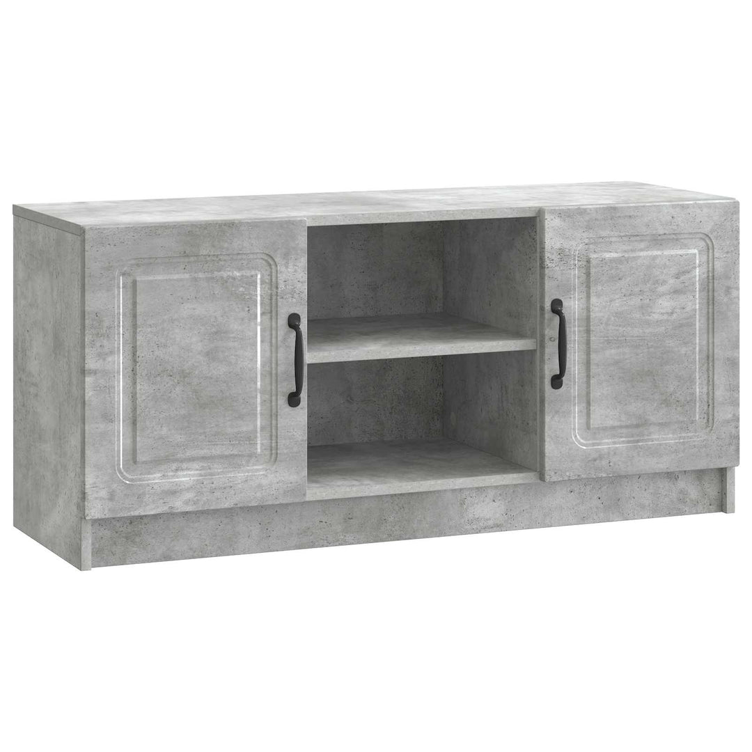 TV-skab Betongrå 102 x 34,5 x 47 cm Konstrueret træ